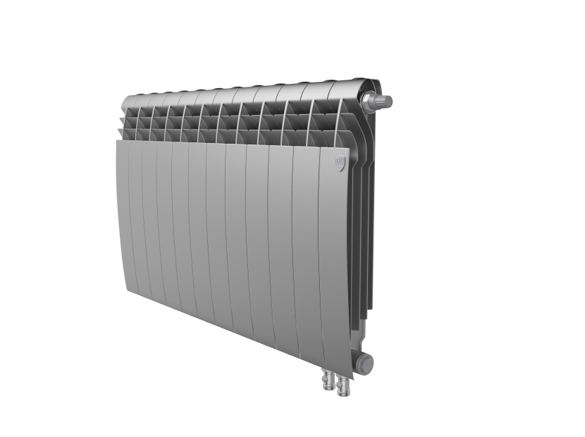 Радиатор Royal Thermo BiLiner 500 /Silver Satin VR - 12 секц.