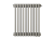 Радиатор трубчатый Zehnder Charleston Retrofit 3057, 20 сек.1/2 ниж.подк. RAL0325 TL (кроншт.в компл)